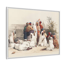 In the slave market at Cairo illustration by David Roberts (1796–1864)