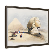 The Great Sphinx Pyramids of Gezeeh illustration bby David Roberts (1796–1864)