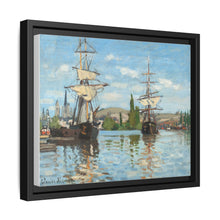 Ships Riding on the Seine at Rouen (1872–1873) by Claude Monet - NOMADEN ART GALLERY
