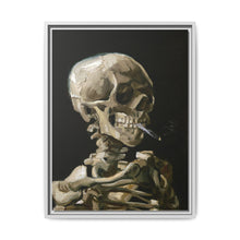 Vincent van Gogh's (1886) Head of a skeleton with a burning cigarette. - NOMADEN ART GALLERY