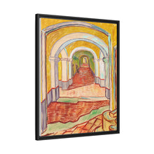 Corridor in the Asylum (1889) by Vincent Van Gogh - NOMADEN ART GALLERY