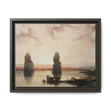 Statues of Memnon at Thebes during the inundation illustration by David Roberts (1796–1864) - NOMADEN ART GALLERY