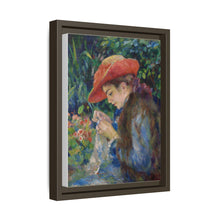 Marie-Thérèse Durand-Ruel cosiendo (1882) de Pierre Auguste Renoir 
