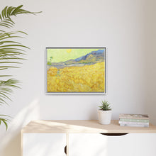 Van Gogh's Wheatfield with a reaper (1889) - NOMADEN ART GALLERY