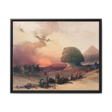 Approach of the simoom Desert of Gizeh illustration by David Roberts (1796–1864) - NOMADEN ART GALLERY