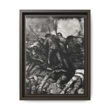 The charge, right detail, second state (1918) print in high resolution by George Wesley Bellows - NOMADEN ART GALLERY