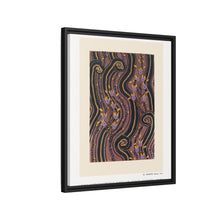 Art Deco Flower pattern pochoir print in oriental style