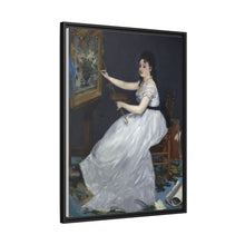 Retrato de Eva Gonzalés en el taller Manets (1870) de Edouard Manet