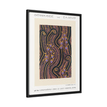 Art Deco Flower pattern pochoir print in oriental style