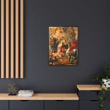 The martyrdom of Saint Apollonia. Oil painting after Jacob Jordaens.