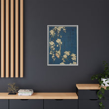 El camachuelo de Hokusai y los cerezos llorones en flor. Original del Instituto de Arte de Chicago.