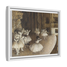 Ballet Rehearsal on Stage (1874) by Edgar Degas
