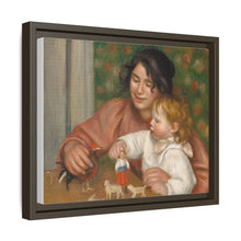 El niño con juguetes de Pierre-Auguste Renoir, Gabrielle y el hijo del artista, Jean (1895-1896) 