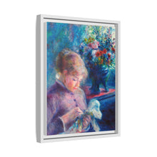 Mujer joven cosiendo (1879) de Pierre-Auguste Renoir.