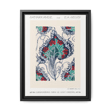 Botanical pochoir pattern in Art Nouveau oriental style - NOMADEN ART GALLERY