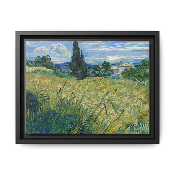 Vincent van Gogh's Green Wheat Field with Cypress (1889) - NOMADEN ART GALLERY