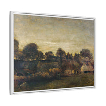 Farming Village at Twilight (1884) by Vincent Van Gogh. Original from The Rijksmuseum. - NOMADEN ART GALLERY