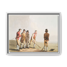 Illustration of nor and spell from The Costume of Yorkshire (1814) by George Walker - NOMADEN ART GALLERY