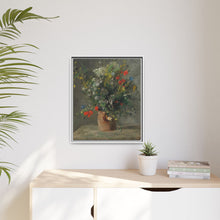 Flores en un jarrón (c. 1866), cuadro de alta resolución de Pierre-Auguste Renoir 