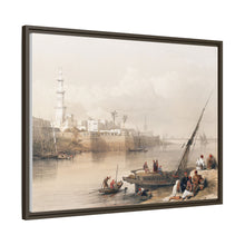 View on the Nile ferry to Gizeh illustration by David Roberts (1796–1864) - Decorative Wall Art