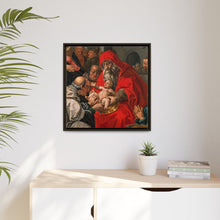 The circumcision of Christ. Oil painting after Hendrik Goltzius