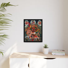 Tse Mara , a form of Dharmapala (protector of teachings), guardian of the Samye Monastery. Gouache painting by a Tibetan artist