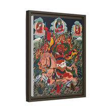 Tse Mara , a form of Dharmapala (protector of teachings), guardian of the Samye Monastery. Gouache painting by a Tibetan artist