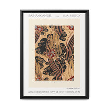 Flower pattern Art Deco stencil print in oriental style. Original from our own 1914 edition of Samarkande - NOMADEN ART GALLERY