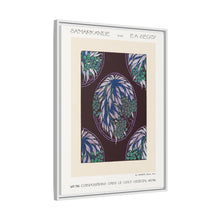 Patrón de árboles frutales Estampado pochoir Art Nouveau en estilo oriental. Original de nuestra propia edición de 1914 de Samarkande.