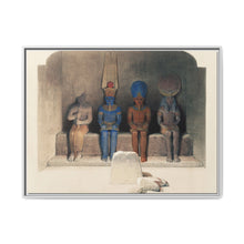 Sanctuary of the Temple of Aboo Simbel Nubia illustration by David Roberts (1796–1864) - NOMADEN ART GALLERY