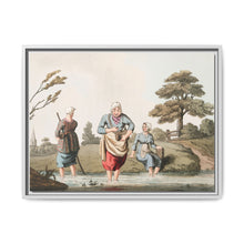 Illustration of leech finders from The Costume of Yorkshire (1814) by George Walker - NOMADEN ART GALLERY