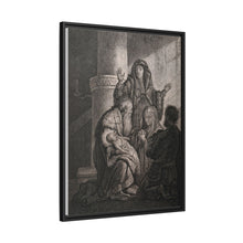 Simeon recognises the infant Jesus as saviour. Etching by C.W. Weisbrod after Rembrandt, 1627-8.