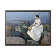 Summer night, Inger on the beach (1889) by Edvard Munch - NOMADEN ART GALLERY