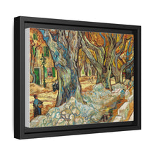 The Large Plane Trees (Road Menders at Saint-Rémy) (1889) by Vincent Van Gogh. Original from The Cleveland Museum of Art. - NOMADEN ART GALLERY