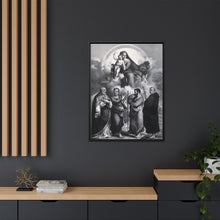 The Virgin and Child with Saint Geminianus of Modena, Saint Peter, Saint Paul and Saint Antony of Padua. Lithograph by F. Hanfstaengl after B. Ramenghi, il Bagnacavallo.