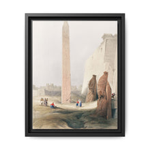 Luxor city on the east bank of the Nile River in southern Egypt illustration by David Roberts (1796–1864) - NOMADEN ART GALLERY