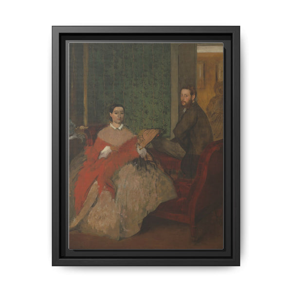 Edmondo and Thérèse Morbilli (ca. 1865) by Edgar Degas - NOMADEN ART GALLERY
