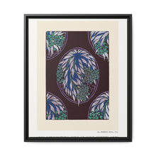Fruit tree pattern Art Nouveau pochoir print in oriental style. Original from our own 1914 edition of Samarkande - NOMADEN ART GALLERY