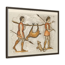 Hunter-Gatherer Mosaic: Vintage Encyclopaedia Art (1891)