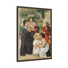 La familia del artista (La Famille de l'artiste) (1896) de Pierre-Auguste Renoir. 
