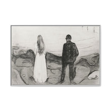 Two Human Beings. The Lonely Ones (1894) by Edvard Munch - NOMADEN ART GALLERY
