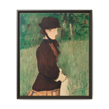 Young Woman in a Garden (Jeune femme dans un jardin), (1879) by Édouard Manet - NOMADEN ART GALLERY