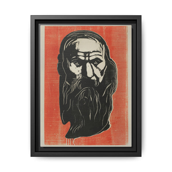 Head of an Old Man with Beard (1902) by Edvard Munch - NOMADEN ART GALLERY