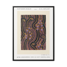 Art Deco Flower pattern pochoir print in oriental style - NOMADEN ART GALLERY