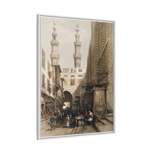 Minarets and grand entrance of the Metwaleys at Cairo illustration by David Roberts (1796–1864)