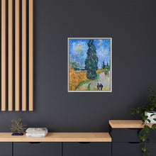 Vincent van Gogh's Road with Cypress and Star (1890) - NOMADEN ART GALLERY