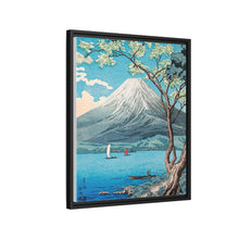 Impresión del monte Fuji desde el lago Yamanaka en alta resolución por Hiroaki Takahashi 