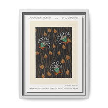 Art Deco Flower pattern pochoir print in oriental style. Original from our own 1914 edition of Samarkande - NOMADEN ART GALLERY