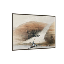 Excavated temples of Aboosimble (Abu Sunbul) Nubia illustration by David Roberts (1796–1864)