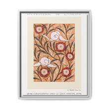 Art Nouveau Flower pattern stencil print in oriental style - NOMADEN ART GALLERY